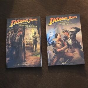 ✨Indiana Jones Adventure Book Set, Mystery Mount Sinai/Pyramid of the Sorcerer